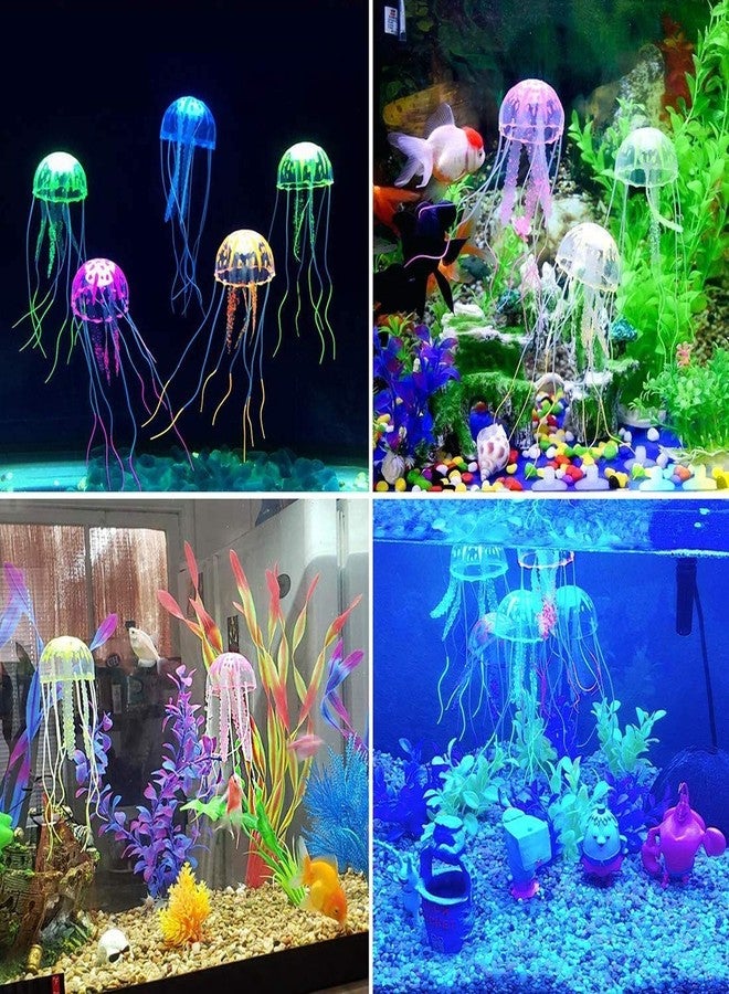 VAYINATO Petzlifeworld Jellyfish Aquarium Decoration Artificial Glowing Effect Fish Tank Ornament (Random Color, 1Pcs) - Image 4